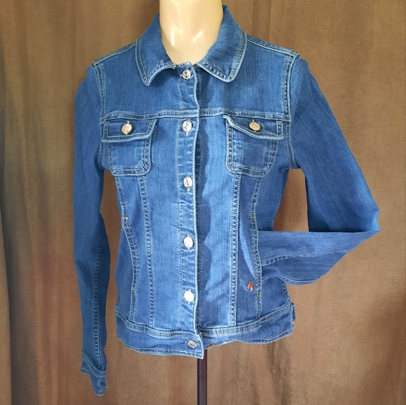 🏷 Kate Spade Blue Jean Jacket size S